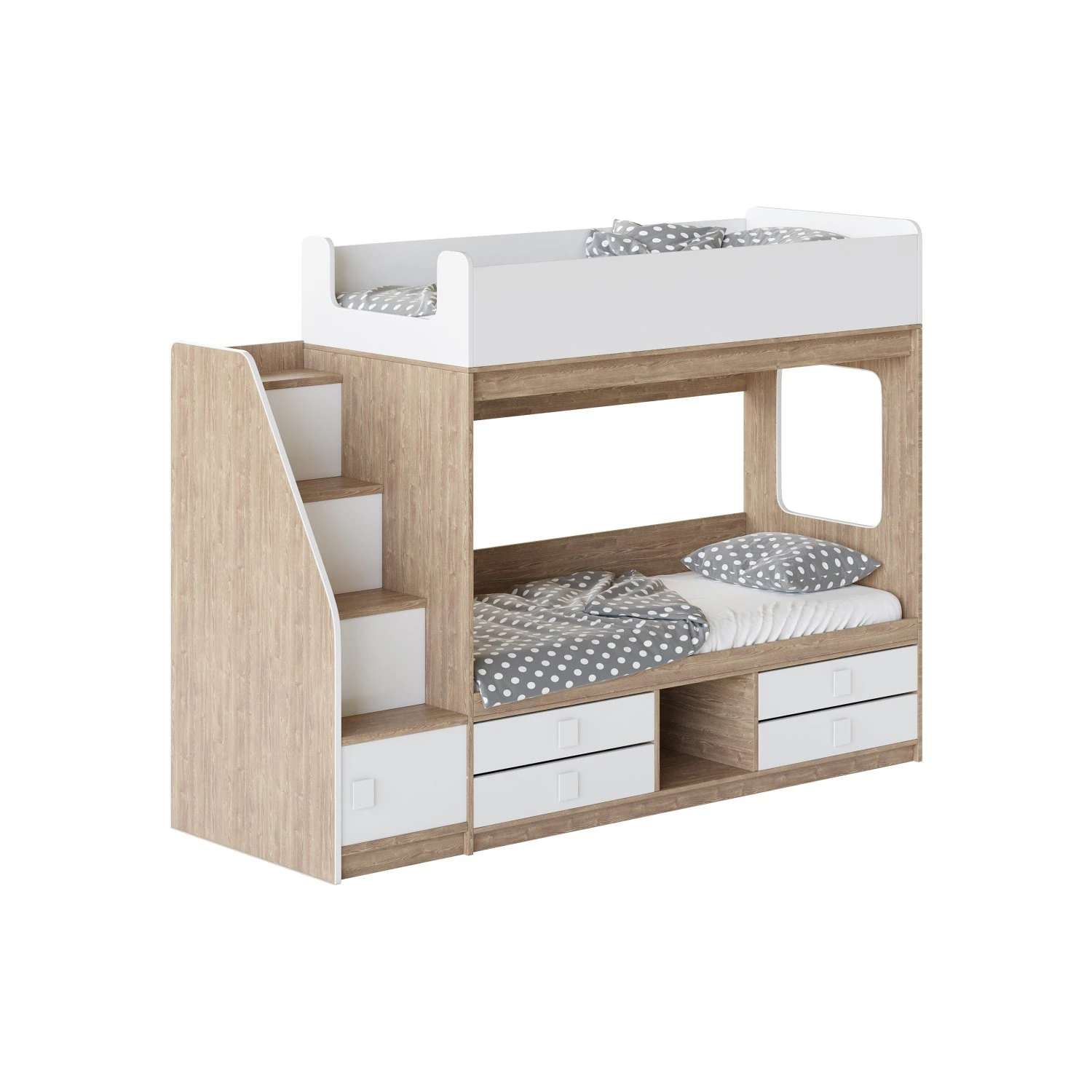 Bed Legend D606 bunk 3D Model .c4d .max .obj .3ds .fbx .stl .blend 