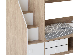 Bed Legend D606 bunk 3Dモデル