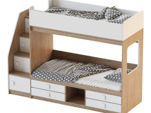 Bed Legend D606 bunk 3Dモデル