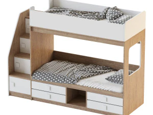 Bed Legend D606 bunk 3D Model