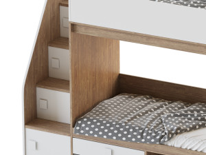 Bed Legend D606 bunk 3Dモデル