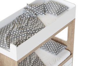 Bed Legend D606 bunk 3Dモデル