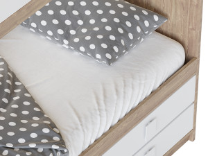 Bed Legend D606 bunk 3Dモデル