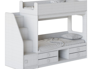 Bed Legend D606 bunk 3Dモデル