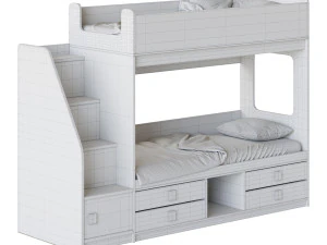 Bed Legend D606 bunk 3D Model