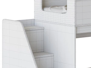 Bed Legend D606 bunk 3D Model