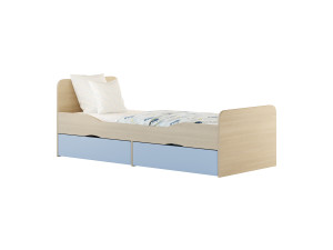 Bed for teenagers Furniture Formula Delta 3Dモデル