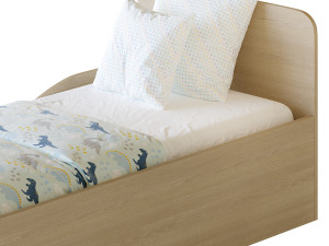 Bed for teenagers Furniture Formula Delta 3D Model