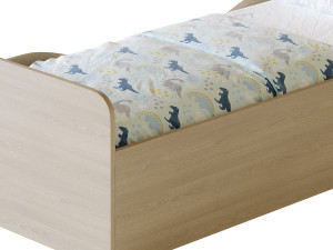 Bed for teenagers Furniture Formula Delta 3D Model
