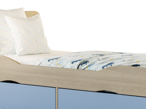 Bed for teenagers Furniture Formula Delta 3D Model