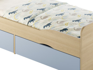 Bed for teenagers Furniture Formula Delta 3D Model