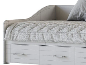 Bed Myth Vega NEW 3D Model