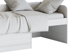 Combined bed TriYa Charlie 3D Model