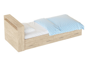 Bed with drawers SVK Camellia Modelo 3D