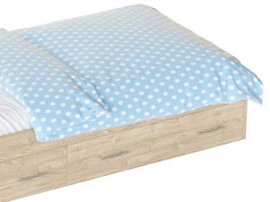 Bed with drawers SVK Camellia Modelo 3D