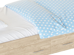 Bed with drawers SVK Camellia Modelo 3D