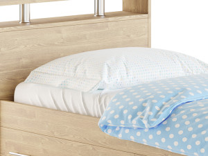 Bed with drawers SVK Camellia Modelo 3D