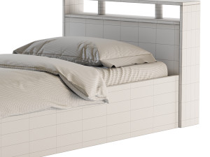 Bed with drawers SVK Camellia Modelo 3D