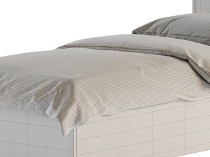 Bed with drawers SVK Camellia Modelo 3D