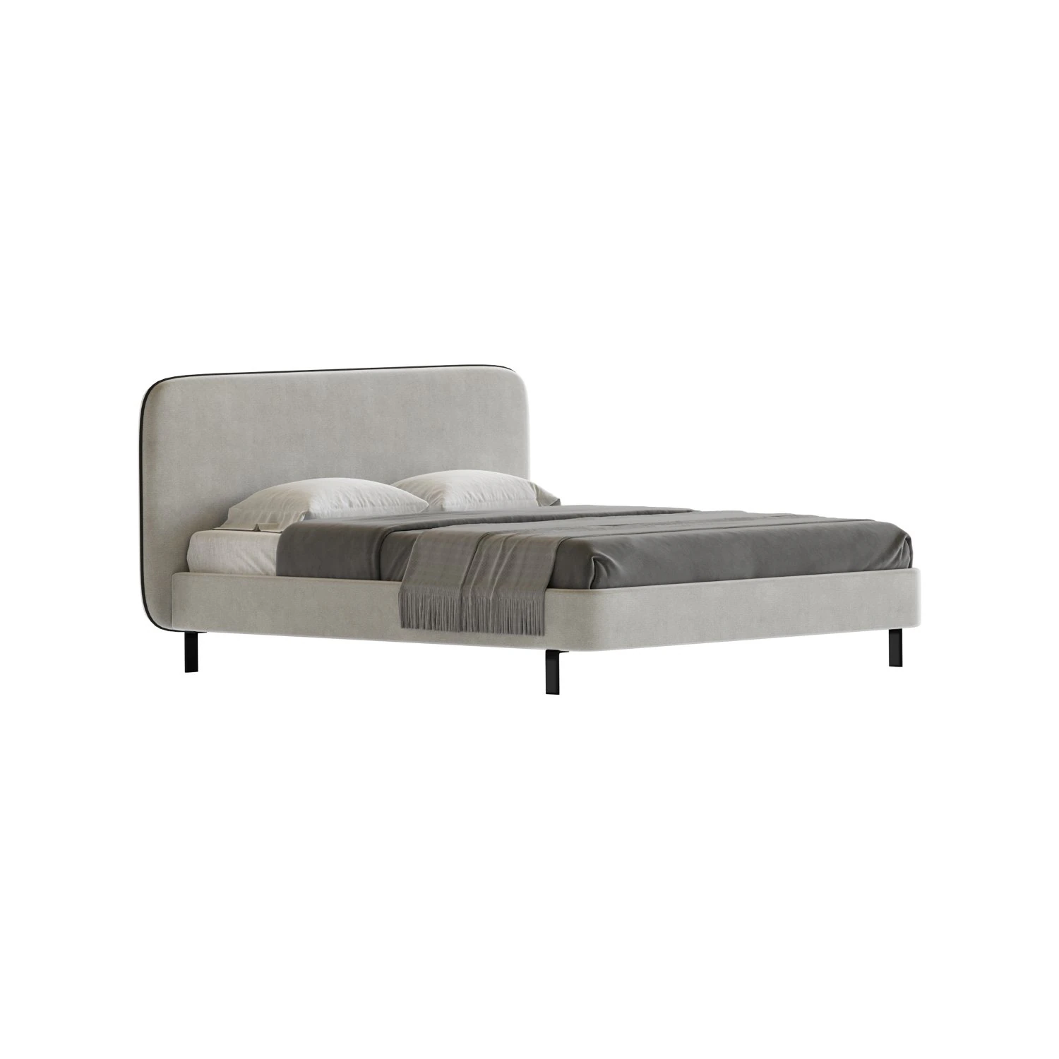 Barry Bed With Legs 3D Model .c4d .max .obj .3ds .fbx .stl .blend 