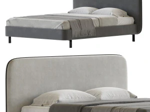 Barry Bed With Legs 3D Model