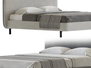 Barry Bed With Legs 3D Model