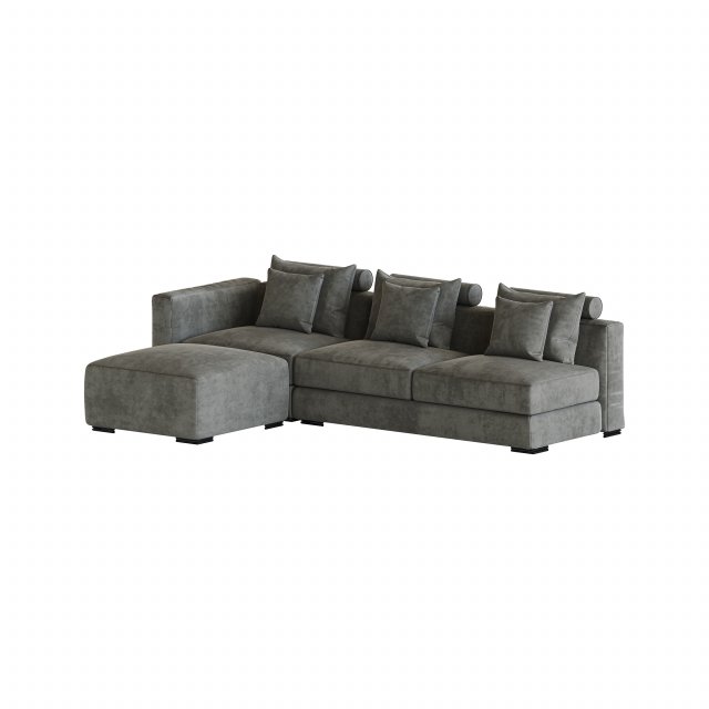 Clifford 1 Seater Sofa Modelo 3D .c4d .max .obj .3ds .fbx .stl .blend 