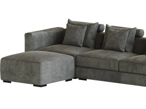 Clifford 1 Seater Sofa 3D Model