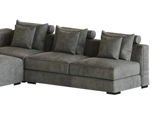 Clifford 1 Seater Sofa 3D Model
