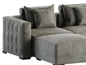 Clifford 1 Seater Sofa 3D Model
