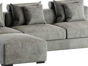 Clifford 1 Seater Sofa Modelo 3D