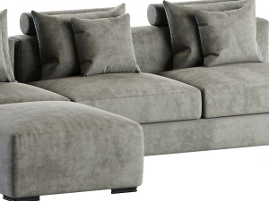 Clifford 1 Seater Sofa 3D Model