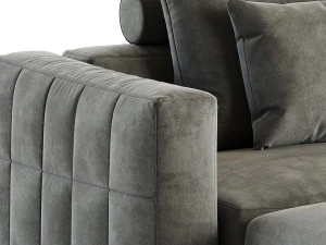 Clifford 1 Seater Sofa 3D Model