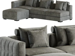 Clifford 1 Seater Sofa 3D Model