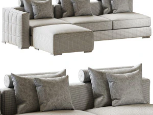 Clifford 1 Seater Sofa 3D Model