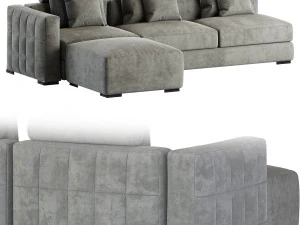 Clifford 1 Seater Sofa 3D Model