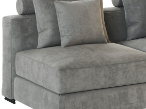 Clifford 2 Seater Sofa 3Dモデル