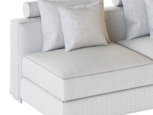 Clifford 2 Seater Sofa 3D Model