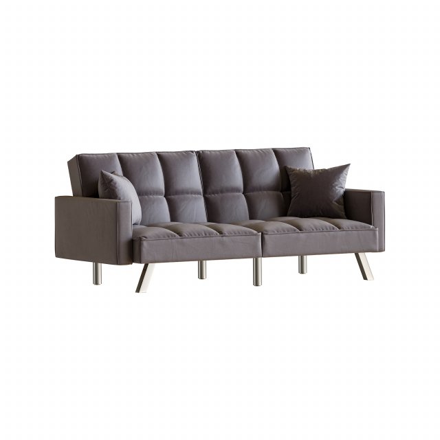 Legend Vansen Sofa Bed in Gray 3Dモデル .c4d .max .obj .3ds .fbx .stl .blend 