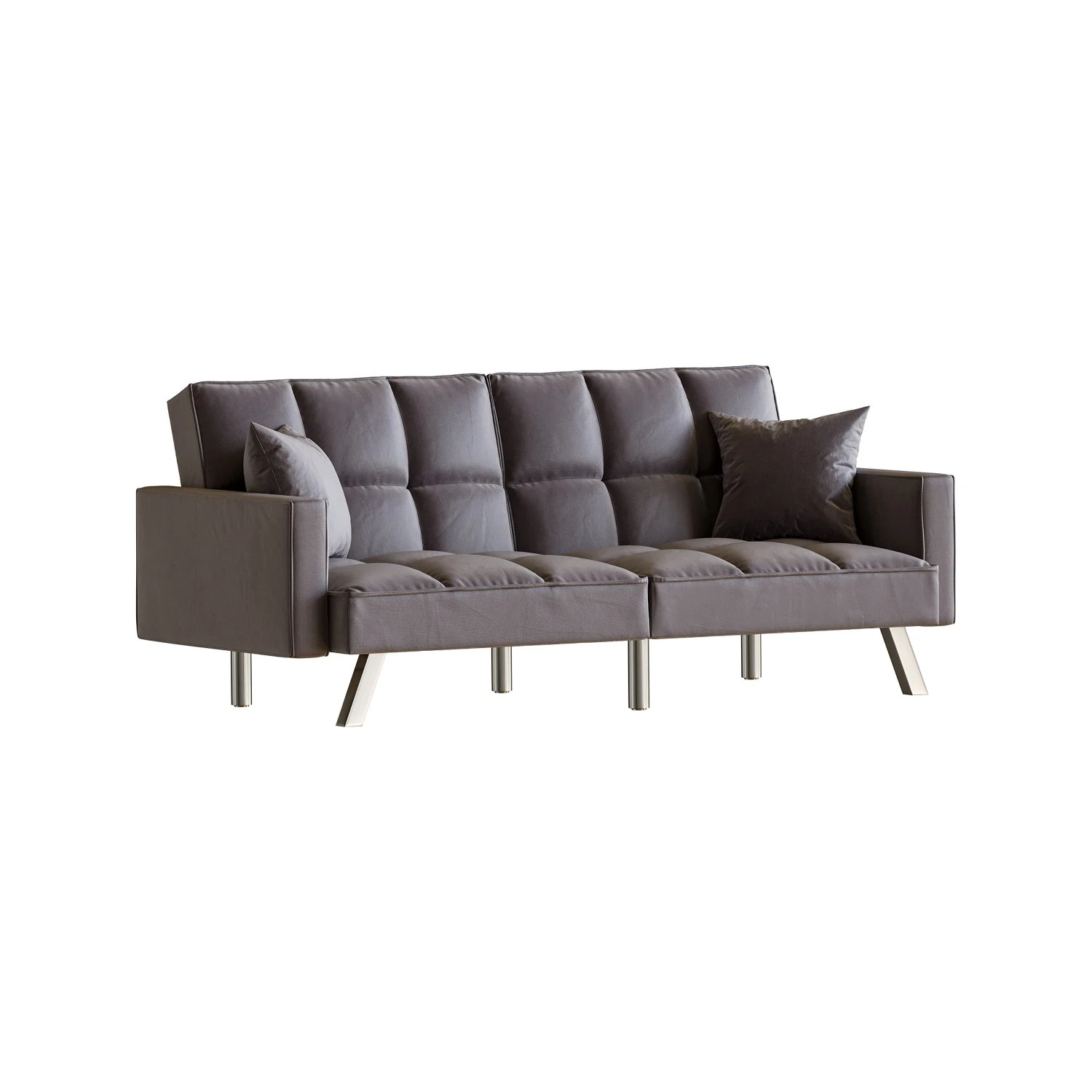 Legend Vansen Sofa Bed in Gray 3D Model .c4d .max .obj .3ds .fbx .stl .blend 