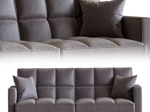 Legend Vansen Sofa Bed in Gray 3D Model