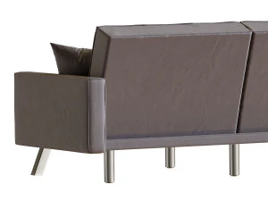 Legend Vansen Sofa Bed in Gray 3D Model