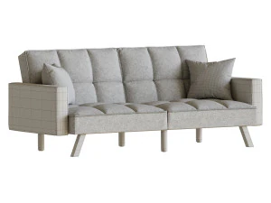 Legend Vansen Sofa Bed in Gray 3D Model