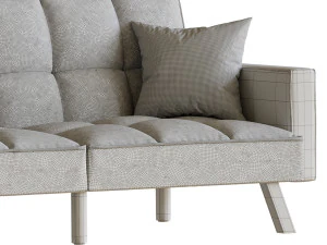 Legend Vansen Sofa Bed in Gray 3D Model