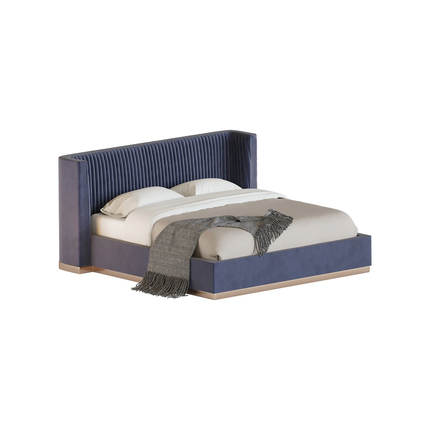 Miuzza bed 3D Model .c4d .max .obj .3ds .fbx .stl .blend 
