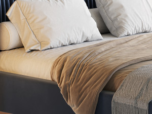 Miuzza bed Model 3D