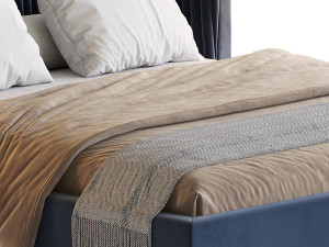 Miuzza bed Model 3D