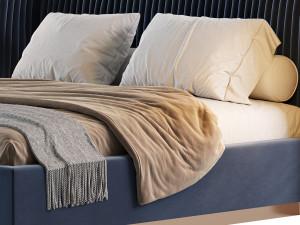Miuzza bed Model 3D
