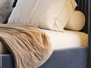 Miuzza bed Model 3D