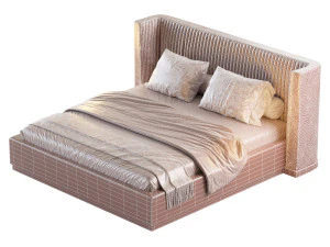 Miuzza bed 3D Model